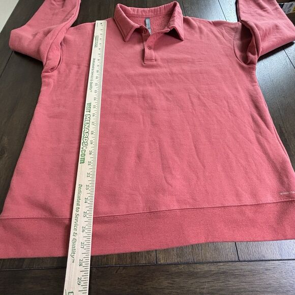 Mondetta Women's Collared Fleece Pullover Coral Size XL - NEW! - Picture 4 of 8